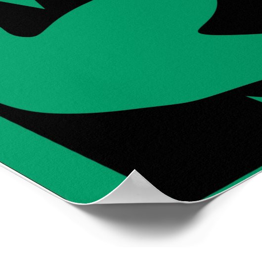 Green M BIrd Poster (Hoek)