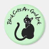 Green Magnet - Black Cats Are Good Luck (Voorkant)