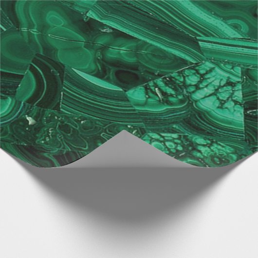 Green Malachite Cadeaupapier (Hoek)