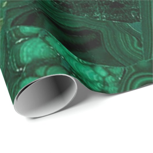 Green Malachite Cadeaupapier (Rol Hoek)