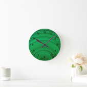 Green Malachite Close-up Ronde Klok (Huis)