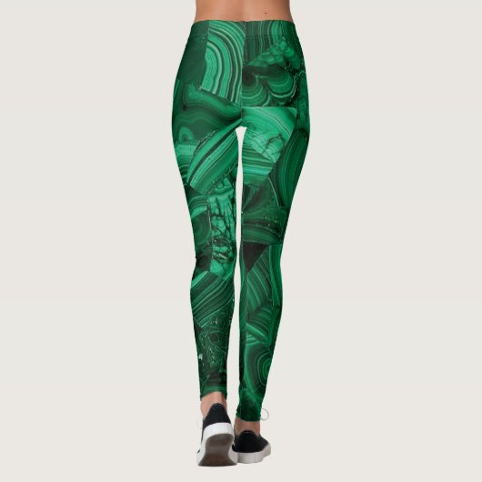 Green Malachite Leggings (Achterkant)
