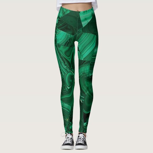 Green Malachite Leggings (Voorkant)