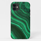 Green Malachite Texture Case-Mate iPhone Case (Achterkant)