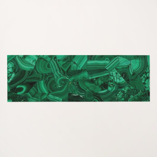 Green Malachite Yogamat (Achterkant (horizontaal))