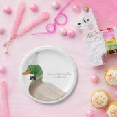 Green Mallard Duck Paper Borden Papieren Bordje (Feest)