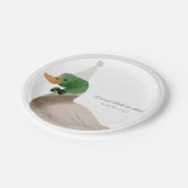 Green Mallard Duck Paper Borden Papieren Bordje (Gekanteld)