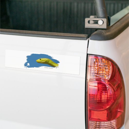Green Mamba 01 Bumpersticker (Op Truck)