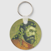 Green Man Knight Sleutelhanger (Achterkant)