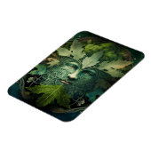 Green Man Mandala Fantasy Art Magneet (Linkerzijde)