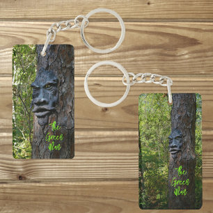Green Man Pagan Mythology Celtic Myth Photographic Sleutelhanger