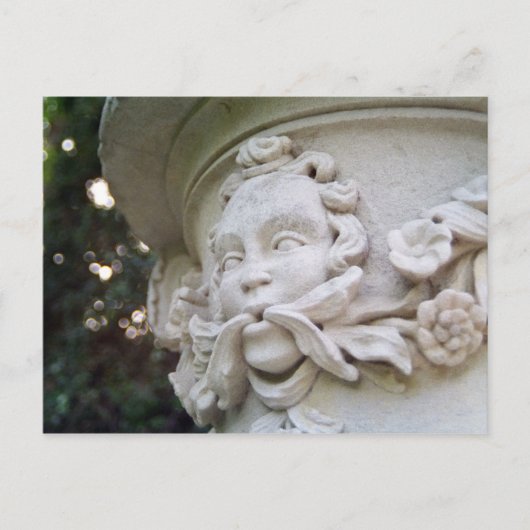 Green Man Sculpture Briefkaart (Voorkant)