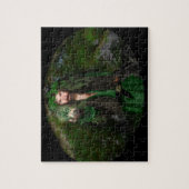 Green Man Triskel Legpuzzel (Verticaal)