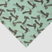 Green Mancave Hammer Tissuepapier (Detail)