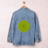 GREEN MANDALA DENIM JACKET (Hangar)