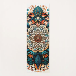 Green Mandala Harmony Yoga Mat (één zijde)
