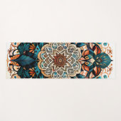 Green Mandala Harmony Yoga Mat (één zijde) (Voorkant (horizontaal))