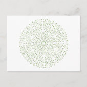 Green Mandala Holiday Briefkaart (Voorkant)