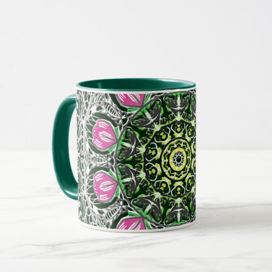 Green Mandala mok Roos (Voorkant links)