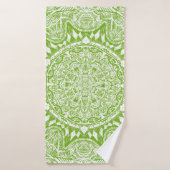 Green Mandala Pattern Badhanddoek (Badhanddoek)