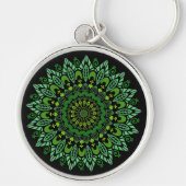 Green Mandala Sleutelhanger (Voorkant)