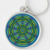 Green Mandala Sleutelhanger (Voorkant)