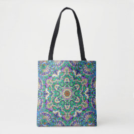 "Green Mandala" v2 Tas/schoudertas:stijl kiezen Tote Bag