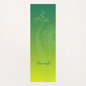 Green Mandala Yoga Mat (Voorkant)