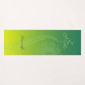 Green Mandala Yoga Mat (Voorkant (horizontaal))