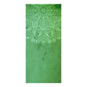 Green Mandala Yoga Meditation Business Reclamekaart (Achterkant)