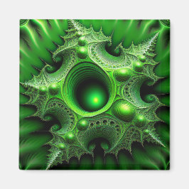 Green Mandelbrot Portal Magneet