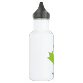 Green Maple Leaf Canada - Waterfles (Links)
