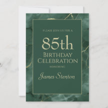 Green Marble 85th Birthday