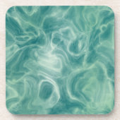 Green Marble Bier Onderzetter (Voorkant)