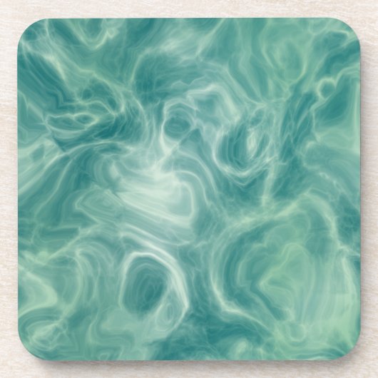 Green Marble Bier Onderzetter (Voorkant)