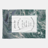 Green Marble Christelijk Hymn Kitchen Towel Theedoek (Horizontaal)