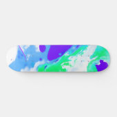 Green Marble Colored Pour Persoonlijk Skateboard (Horizontaal)