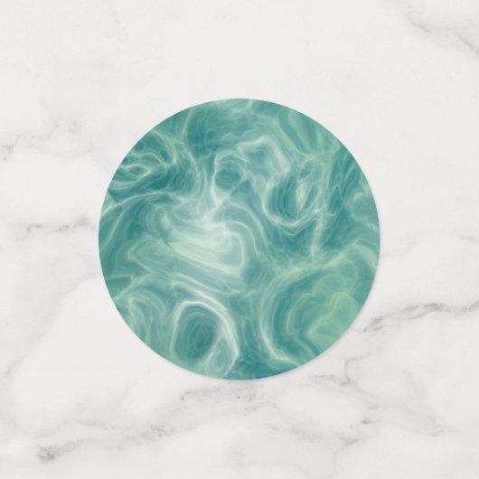 Green Marble Confetti (Kleine voorkant)