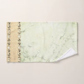 Green Marble Diamond Bling Bad Handdoek (Handdoek)