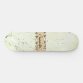 Green Marble Diamond Bling Persoonlijk Skateboard (Horizontaal)