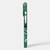Green Marble Geode Gold Glitter Agate Case-Mate iPhone Case (Achterkant / Links)
