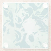 Green Marble Glazen Onderzetter (Achterkant)