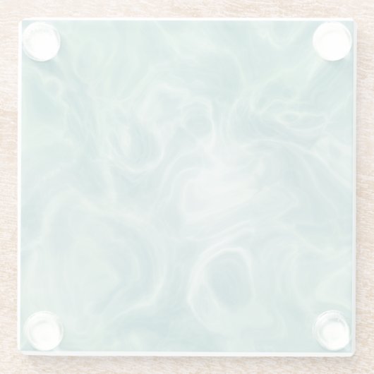 Green Marble Glazen Onderzetter (Achterkant)