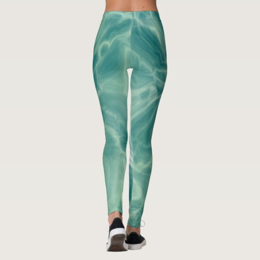 Green Marble Leggings (Achterkant)