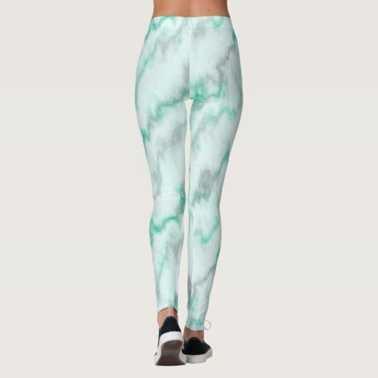 Green Marble Leggings (Achterkant)