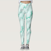 Green Marble Leggings (Voorkant)