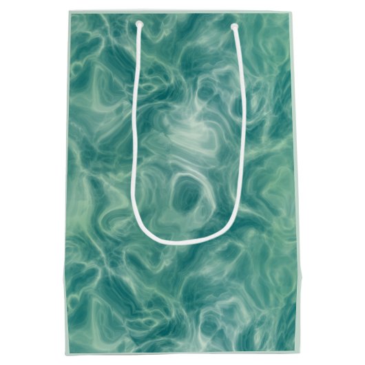 Green Marble Medium Cadeauzakje (Achterkant)