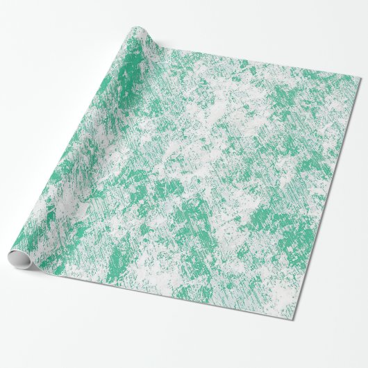Green Marble Mesh Gift Wrap Cadeaupapier (Uitgerold)