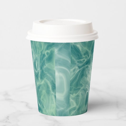 Green Marble Papieren Bekers (Links)
