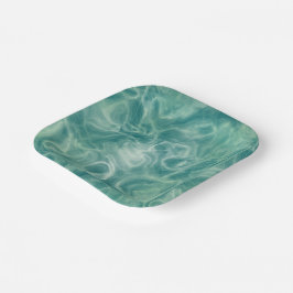 Green Marble Papieren Bordje